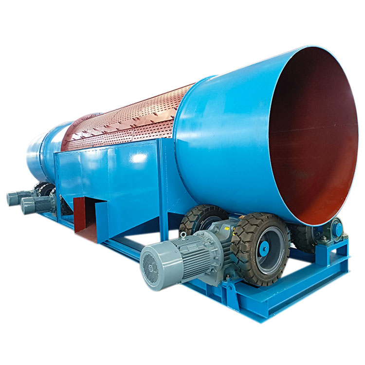 Ore and Clay Washing Rotary Drum Scrubber with Trommel Screen
